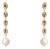 Radiant Gemstone & Pearl Cascade Earrings, A Pair For Sale