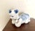 Ceramic Vintage Chinoiserie Blue and White Ceramic Baby Pillow Figure For Sale - Image 7 of 7