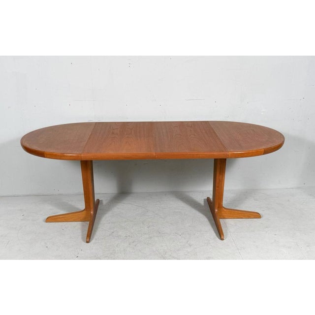 Mid-Century Modern Extendable Dining Table in Teak from VV Møbler, 1960s For Sale - Image 4 of 18
