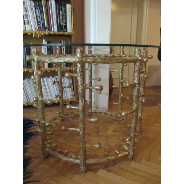 Late 20th Century Biomorphic Round Twig Table Base in the Style of Giacometti For Sale - Image 12 of 12