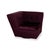 Tiziana Armchair in Purple Fabric from Bretz For Sale - Image 12 of 12