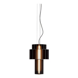 Black Matte Babel T PE Pendant Lamp by Parachilna For Sale