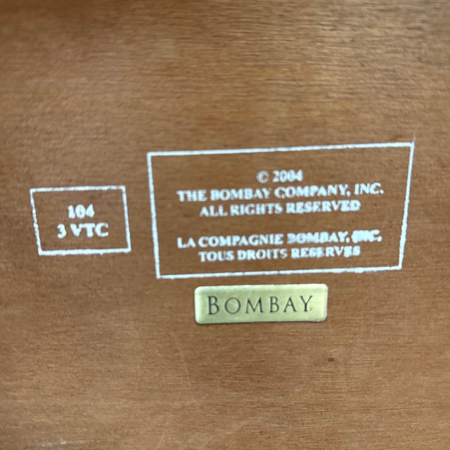 The Bombay Company Ming Dynasty Collection Side Table For Sale - Image 9 of 11