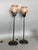 Vintage Torchiere Torch Light Vase Shaped Amber Beaux Arts Mission Style Table Lamps - A Pair For Sale In Tampa - Image 6 of 16