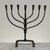 Mid-Century French Brutalist Hand-Forged Iron Seven-Light Candelabrum For Sale - Image 4 of 18