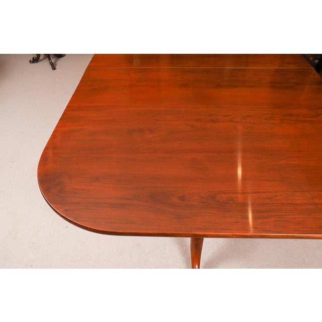 Gold Vintage Regency Revival Dining Table and Chairs by William Tillman, 1980s, Set of 9 For Sale - Image 8 of 18