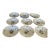 Herand Rothschild Bird Complete Set of 12 8" Soup Plate Porcelain Ro/504 Made in Hungary For Sale