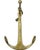 Ralph Lauren Vintage Ralph Lauren Decorative Nautical Brass Anchor For Sale - Image 4 of 10