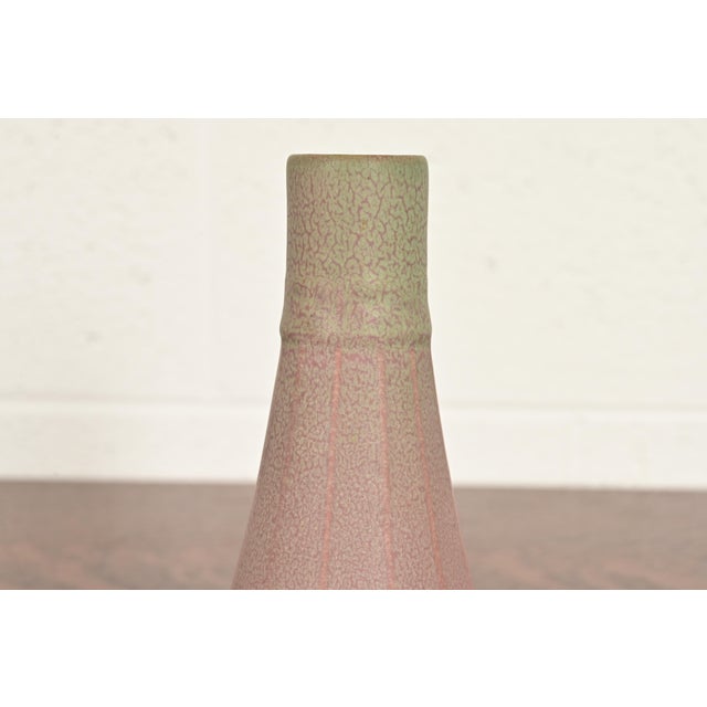 Early 20th Century Rookwood Pottery Arts & Crafts Glazed Ceramic Vase, Circa 1910 For Sale - Image 5 of 11