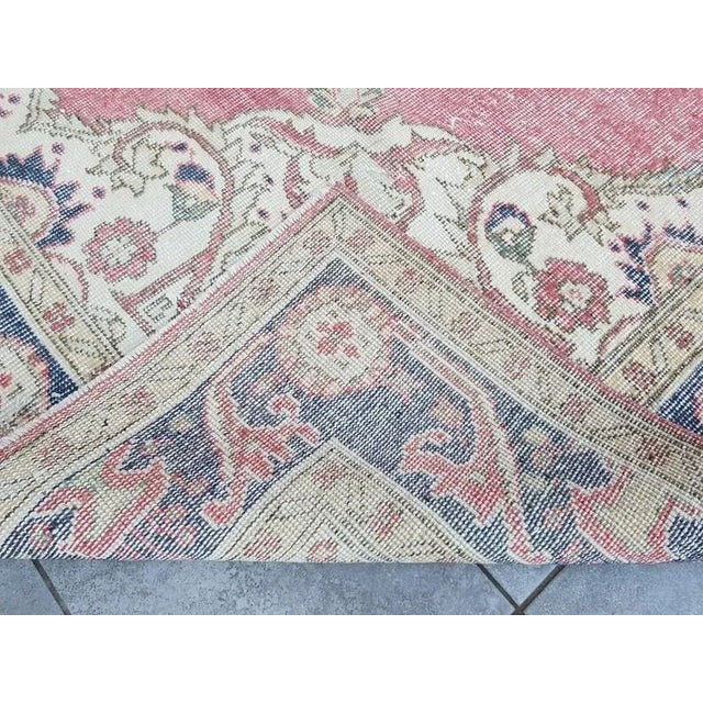 1960s Anatolian Kurdish Handknotted Wool Rug For Sale - Image 6 of 11