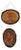 Wood Medallions, Set of 2 For Sale