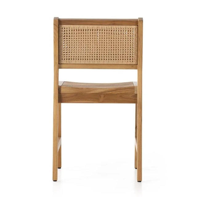 Four Hands Merit Outdoor Dining Chair, Natural Teak For Sale - Image 9 of 12