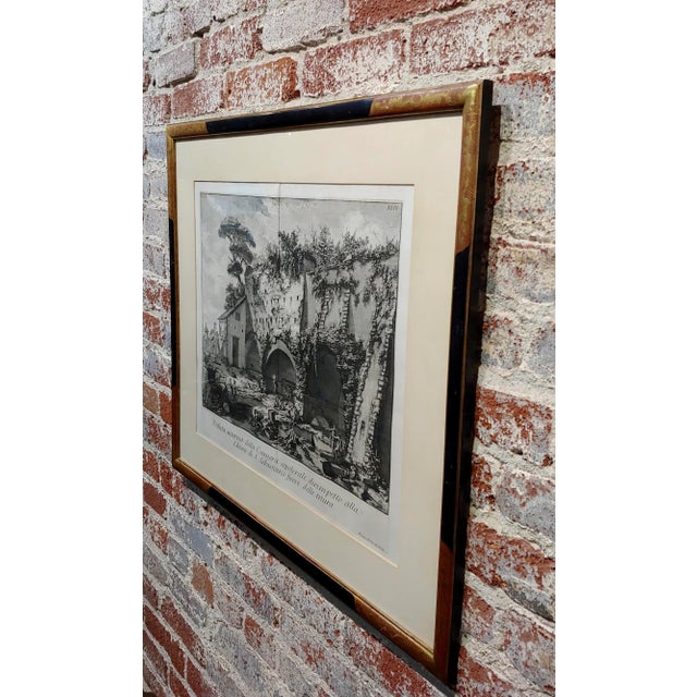 Giovanni Battista Piranesi -Veduta Chiesa San Sebastiano -18th Century Etching For Sale - Image 9 of 11