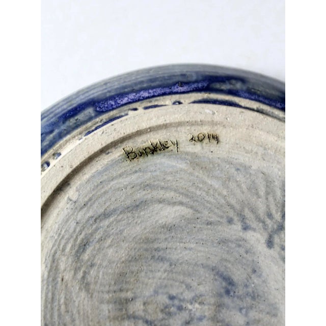 Studio Pottery Plate For Sale - Image 9 of 10