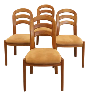 Vintage Dining Room Chairs Gronsalen, 1970s, Set of 4