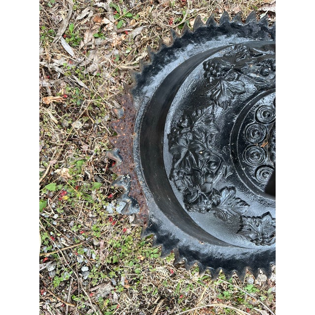 19th Century Victorian Garden Urns Planters - Set of 2 For Sale - Image 9 of 12