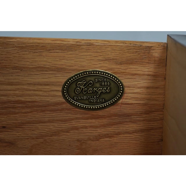 Karges French Carved Oak 2 Drawer Commode Chest For Sale - Image 12 of 12