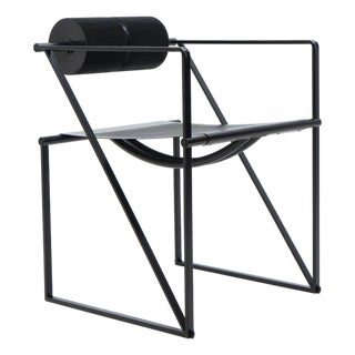 Black Seconda Chair by Mario Botta for Alias, 1980s For Sale