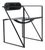 Black Seconda Chair by Mario Botta for Alias, 1980s For Sale