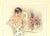 This is an original matted French Art Deco lithograph from 1930 by Suzanne Meunier. Purchased by us in France. Meunier...