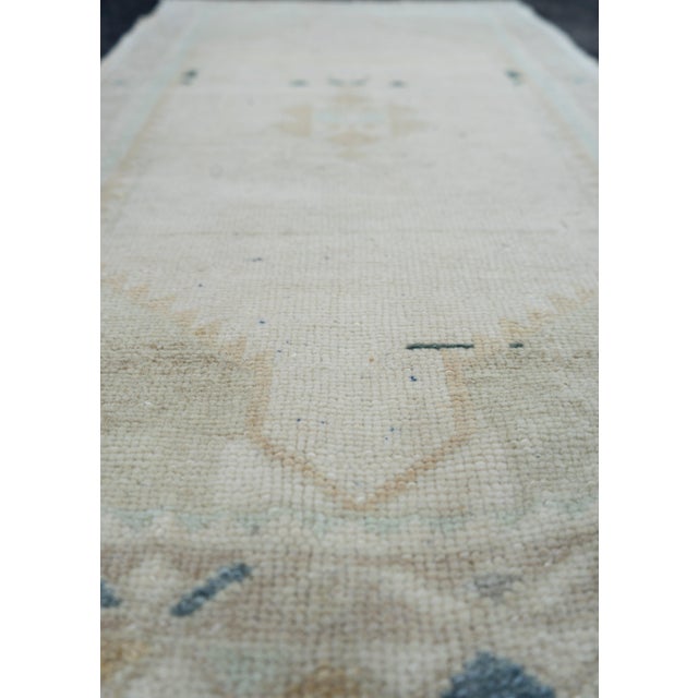 Turkish Mini Rug Oriental Hand Knotted Vintage Rug 1'8" x 2'11" #168873 For Sale In Houston - Image 6 of 8