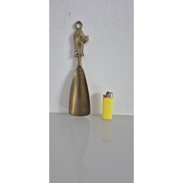 Mid-Century Modern Brutalist Cat-Shaped Shoehorn, Germany, 1960s For Sale - Image 3 of 11
