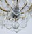 Gold 19th Century French Cut Crystal 16 Light Chandelier, 1890s For Sale - Image 8 of 12