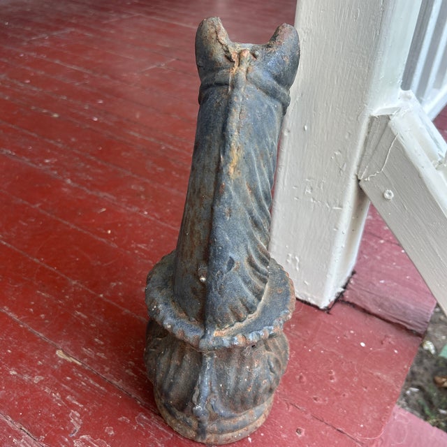 Antique Cast Iron Horse Head Post Topper For Sale In Chicago - Image 6 of 8