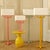 White Alba Floor Lamp in Ceramic and Linen with Samuel & Sons Trimming by Popus Editions For Sale - Image 8 of 9
