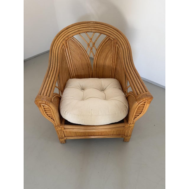 Wood Lounge Chair from Vivai del Sud, 1980s For Sale - Image 7 of 8