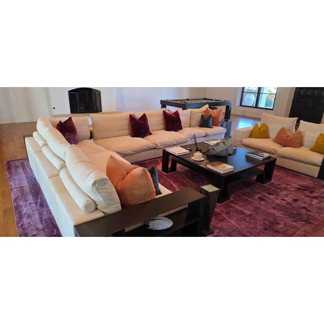 Modern Flexform Ground Piece Sofa For Sale - Image 3 of 18