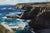 Winter Light on Mutton Cove by Jon Doran | Oil on panel Seascape with cliffs and ocean waves For Sale - Image 4 of 4