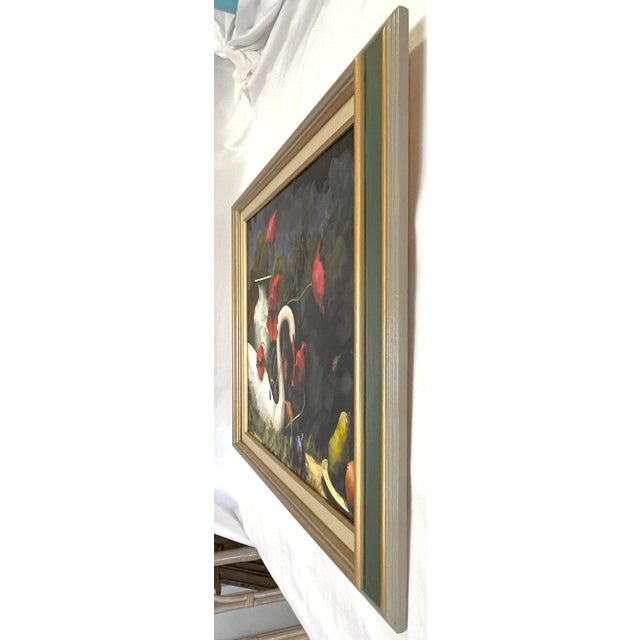 Signed Original Painting on Canvas by Karen Reinhart (American, 1938-2023) For Sale - Image 9 of 12