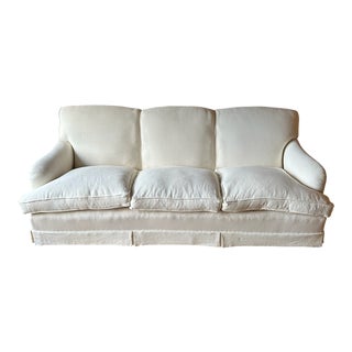 3-Seater Sofa in Linen by Peter Dudgeon, 1990s For Sale