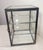 Industrial Antique Handmade Metal Glass Countertop Store Display Show Case Sliding Shelves For Sale - Image 3 of 14