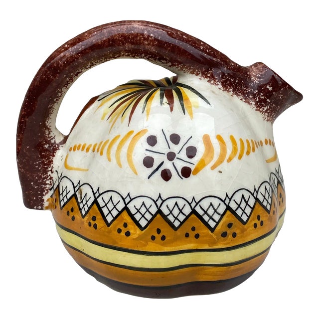 French Faience Pitcher Henriot Quimper For Sale