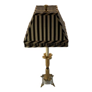 1990s Stylish Lamp With Lampshade For Sale
