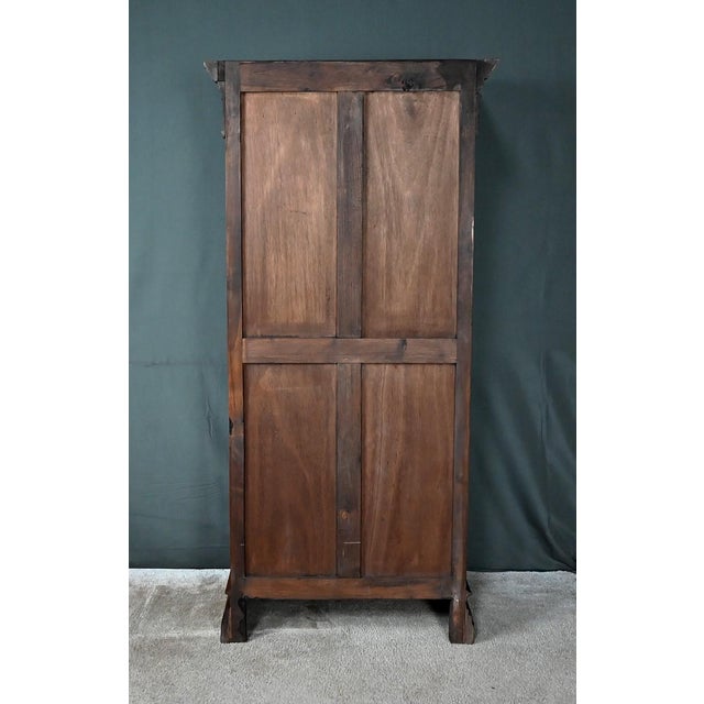 Small Early 20th Century Walnut Bookcase For Sale - Image 17 of 18