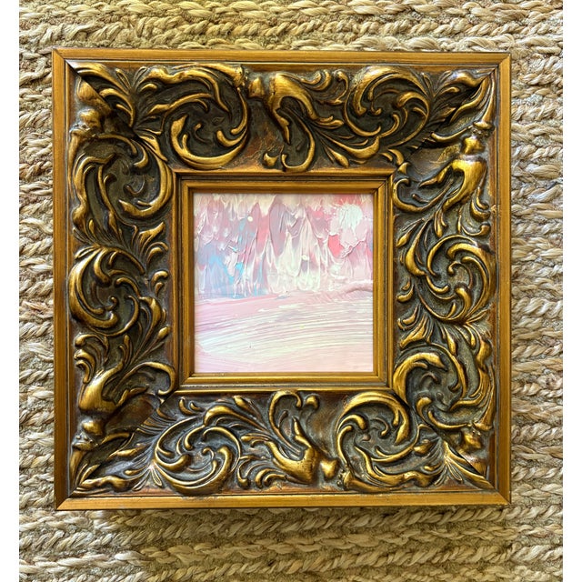 Sarah Trundle Sarah Trundle, Contemporary Abstract Framed Painting, "Sweet Surrender" For Sale - Image 4 of 6