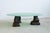 Green Glass Powder and Walnut Coffee Table by Alexander Knysch For Sale - Image 12 of 15