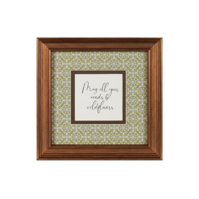 2020s Framed Floral Proverb Wall Art (Set of 3) For Sale - Image 5 of 6
