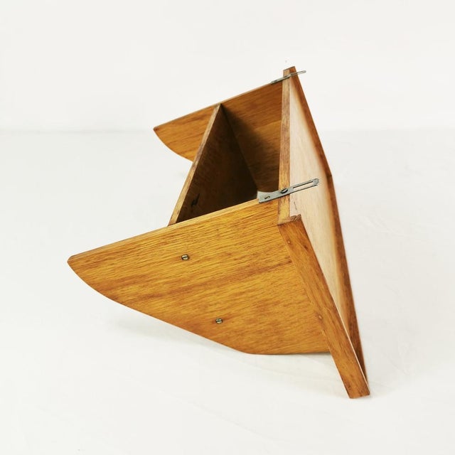 Wood Modern German Wall Shelf, 1960s For Sale - Image 7 of 14