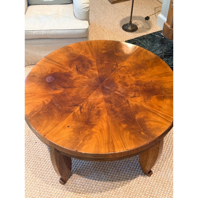 Early Art Deco Biedermeier Revival Coffee Table For Sale - Image 10 of 11