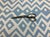 52" wide Quadrille China Seas Deauville linen cotton upholstery & drapery fabric in aqua blue and white. Price is per...