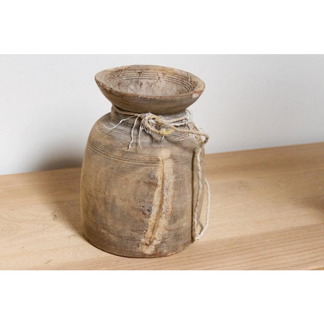 Indian Antique Bleached Pot-Karoh For Sale - Image 4 of 8