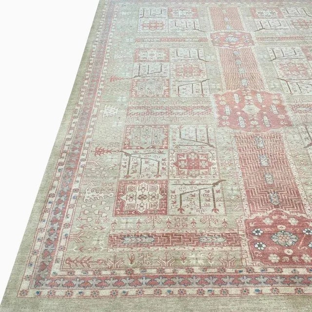 1990s Old Persian Bakshayesh Area Rug 10’5″ X 12’7″ For Sale In Dallas - Image 6 of 12