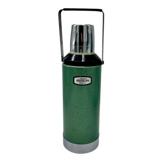 Industrial Design Aladdin Stanley Army Drab Thermos For Sale