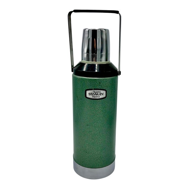 Industrial Design Aladdin Stanley Army Drab Thermos For Sale