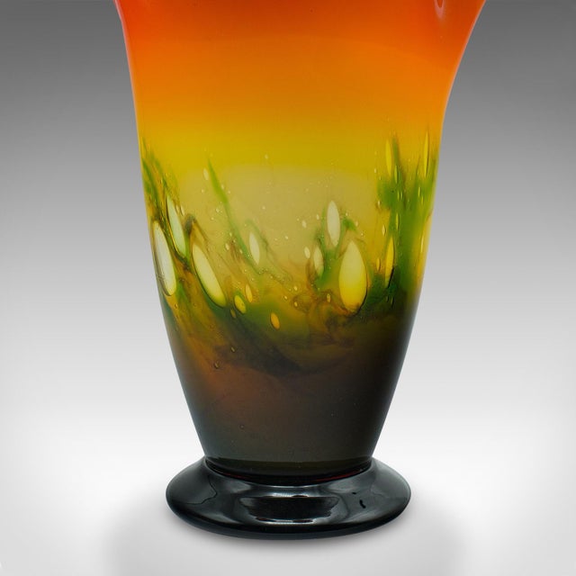 1970's Large Vintage Flower Vase For Sale - Image 9 of 10