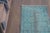 1970 Vintage Handwoven Turquoise Turkish Runner For Sale - Image 4 of 10